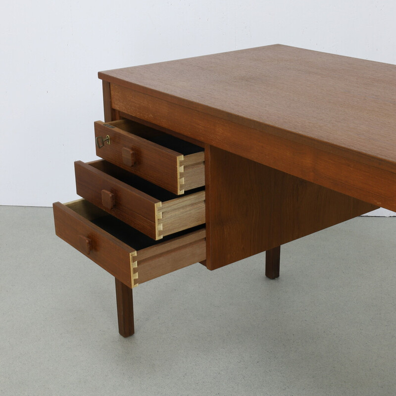 Bureau vintage en teck par Domino Mobler, Danemark 1960