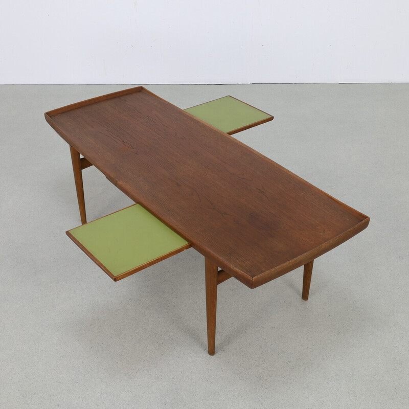 Vintage coffee table by Alf Svensson for Tingströms, Sweden 1960