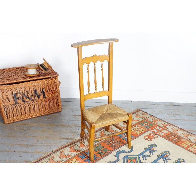 Vintage rush bedroom chair for Liberty and Co.