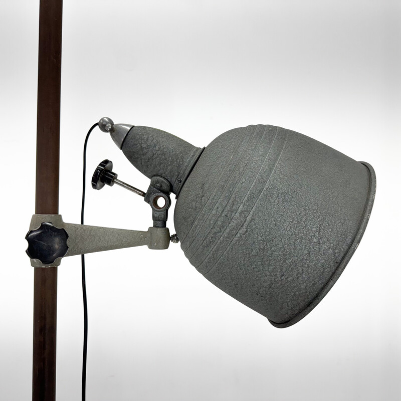 Vintage metal floor spot lamp, Italy 1960