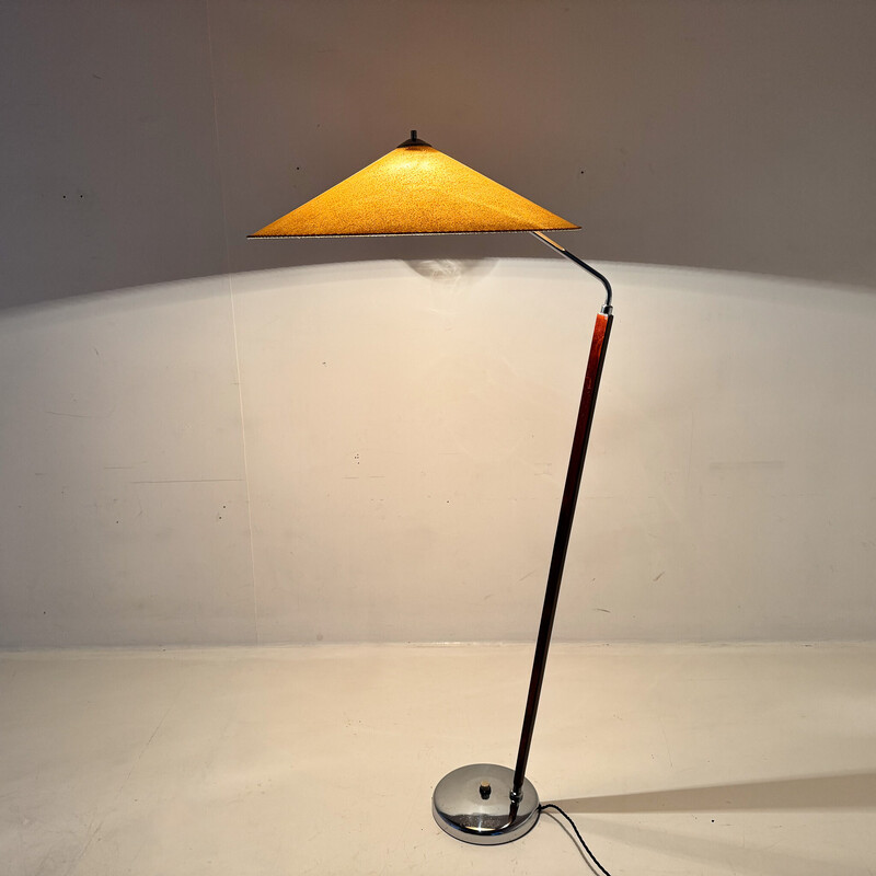Lámpara de pie vintage para Zukov, Checoslovaquia, años 60