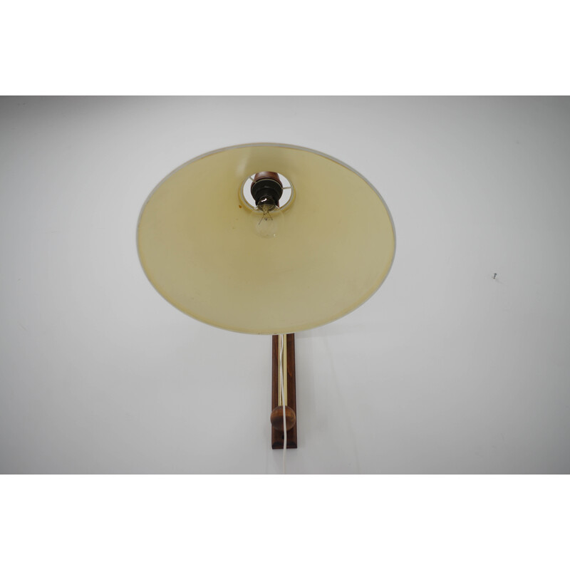 Vintage adjustable plastic wall lamp, Czechoslovakia 1980