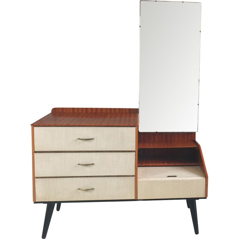 Mid century dressing table with full length mirror - 1960s