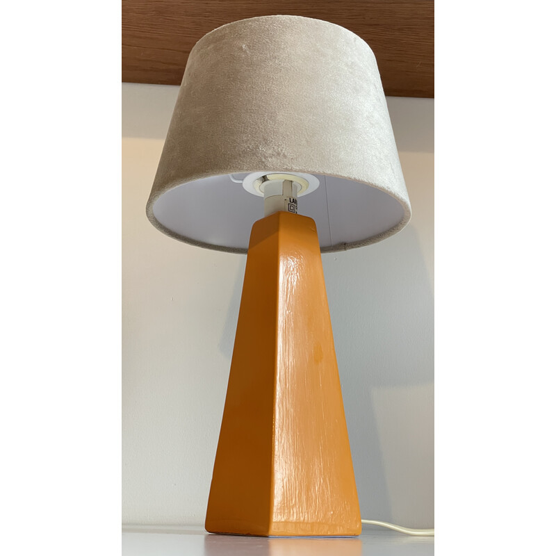 Lampe vintage en céramique, 1980