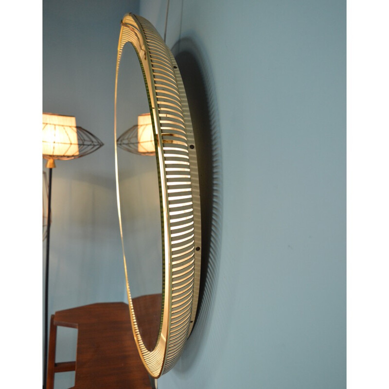 Vintage enlightened borders mirror - 1960s