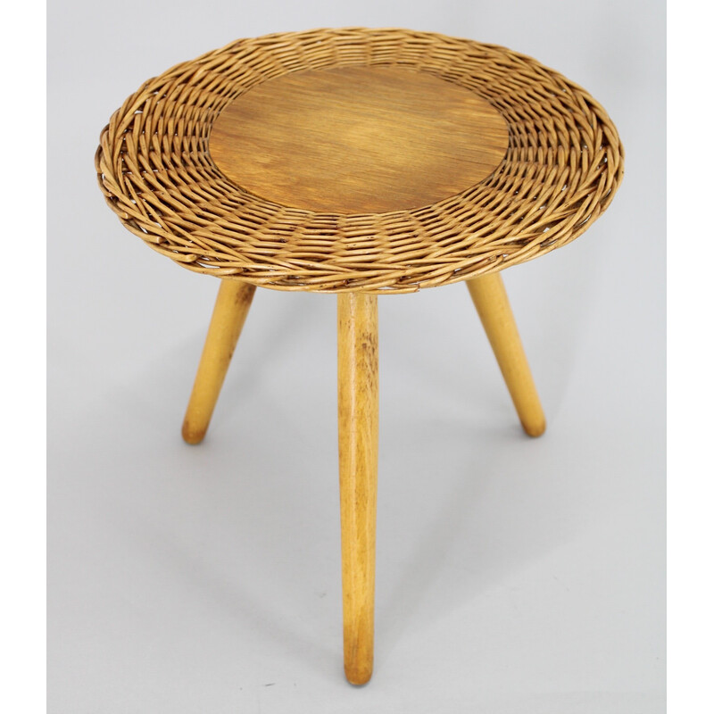 Table d'appoint vintage par Jan Kalous pour Uluv,  Tchécoslovaquie 1970