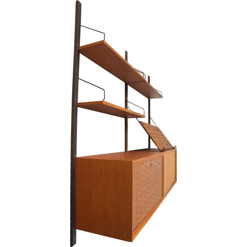 Teak shelf wall unit by Poul Cadovius for Cado, Denmark - 1960s