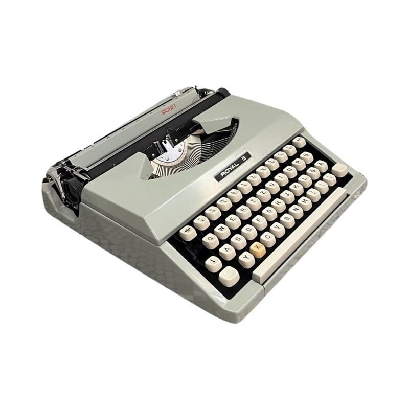 Máquina de escribir vintage royal modelo Signet, Japón 1970