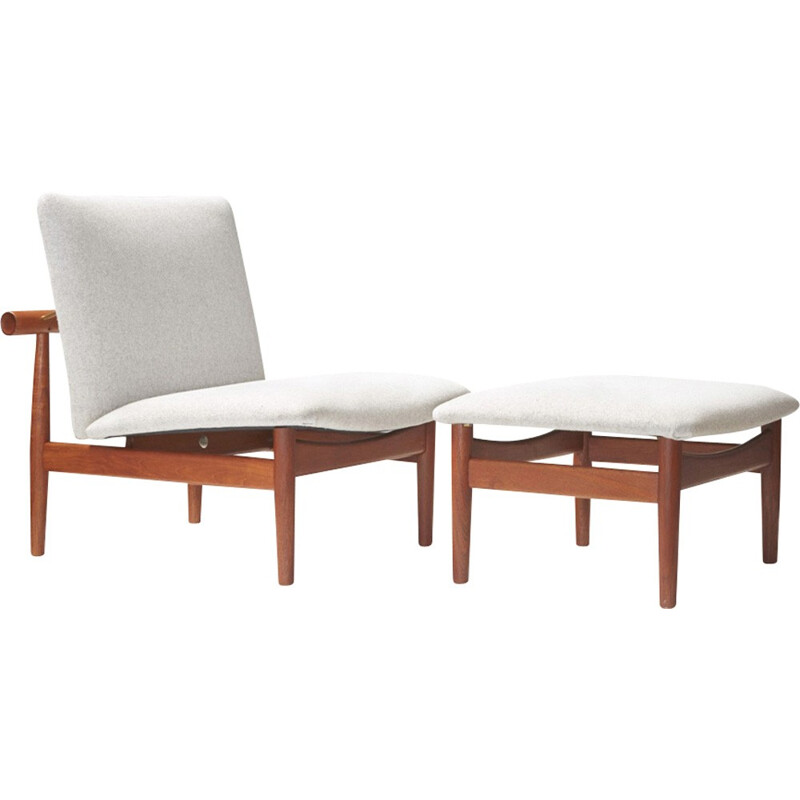 Model 137 Japan Low chair & Ottoman, Finn Juhl - 1950s