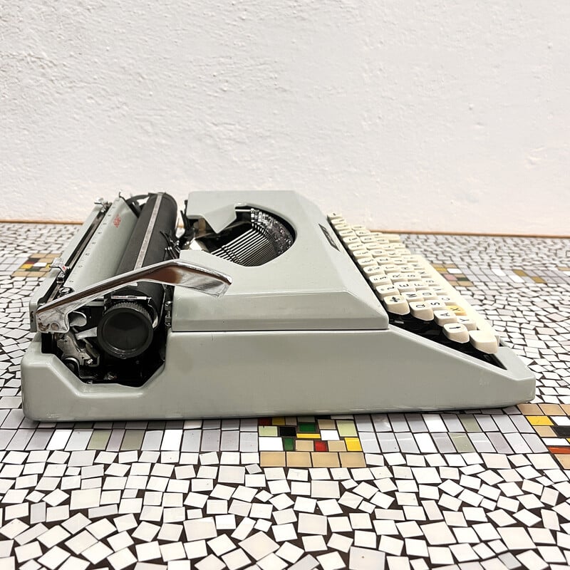 Máquina de escrever real vintage modelo Signet, Japão 1970