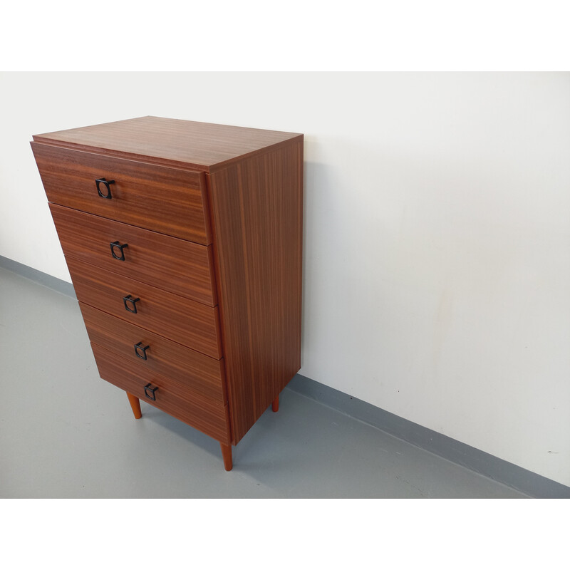 Vintage chest of drawers in melamine, 1960