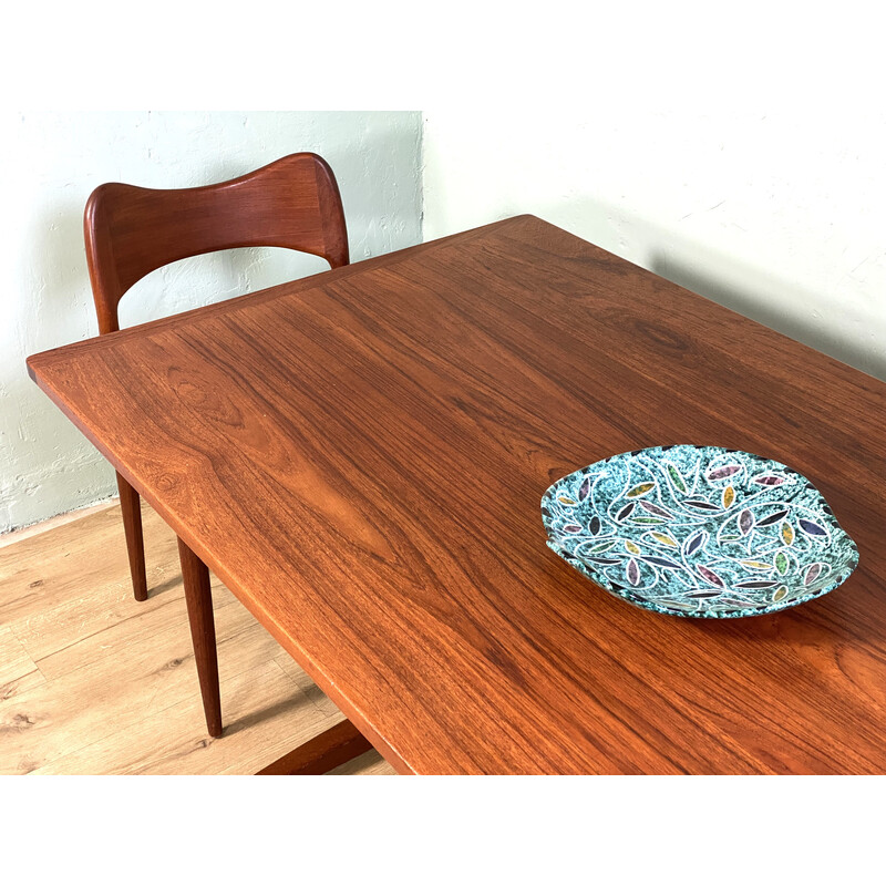 Vintage rectangular extendable teak table for Ulferts Tibro, Sweden 1960