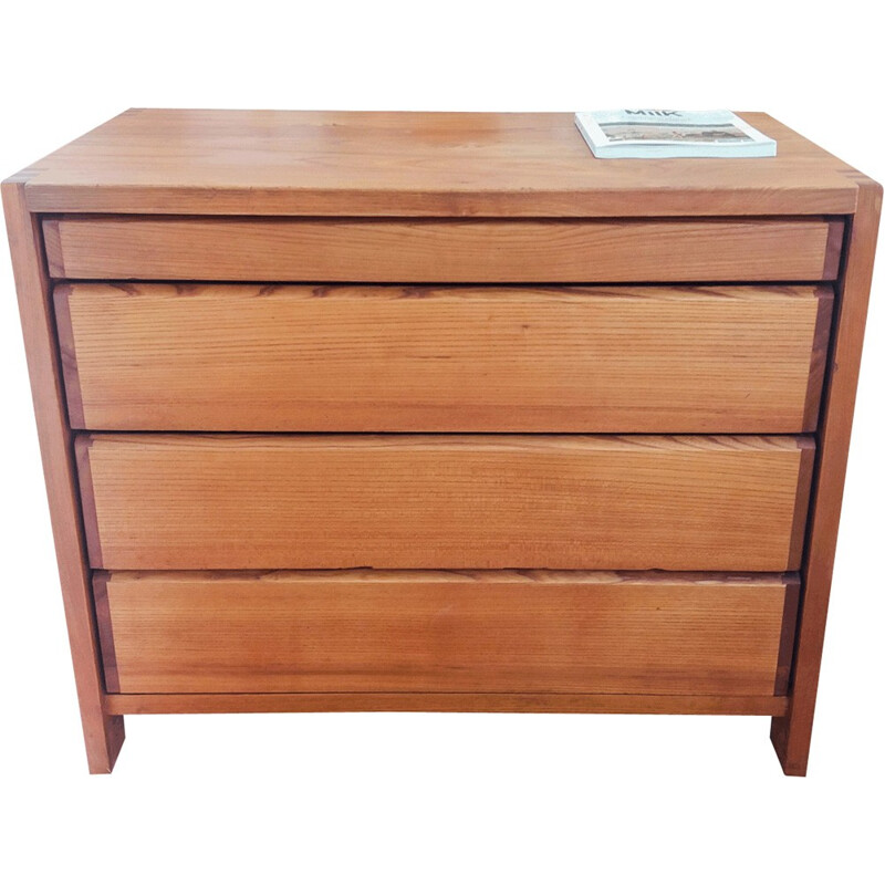 Four drawer chest of drawers R03A by Pierre Chapo - 1970s