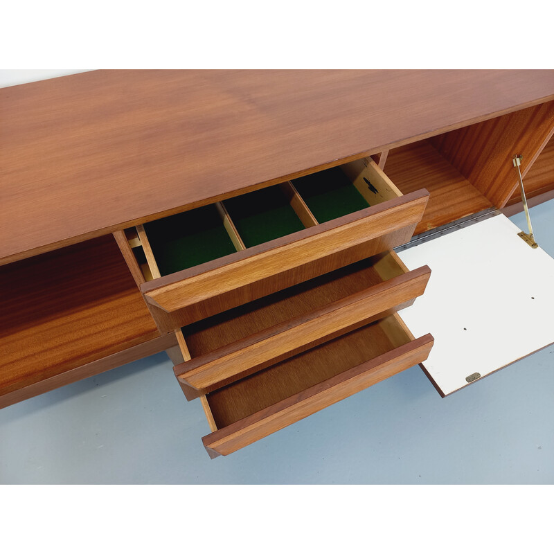 Vintage teak and metal sideboard, 1970