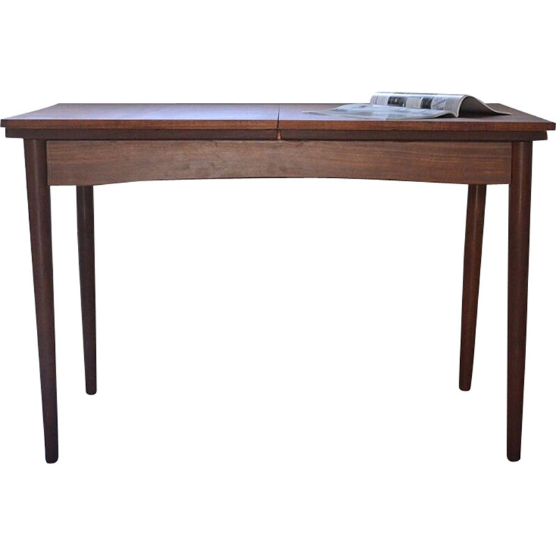 Teak table with extension - 1960s