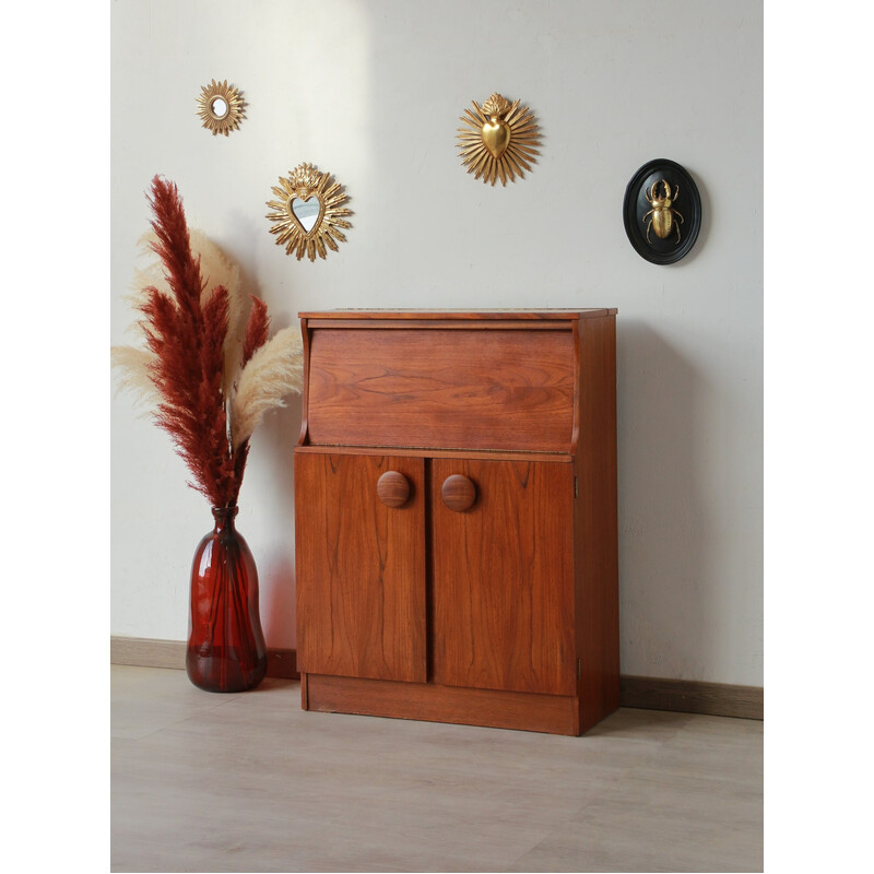 Vintage teak bar cabinet, United Kingdom 1960