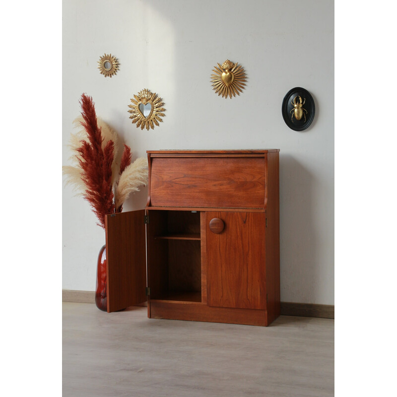 Vintage teak bar cabinet, United Kingdom 1960