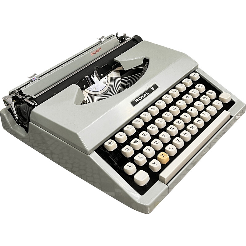 Vintage koninklijke typemachine model Signet, Japan 1970