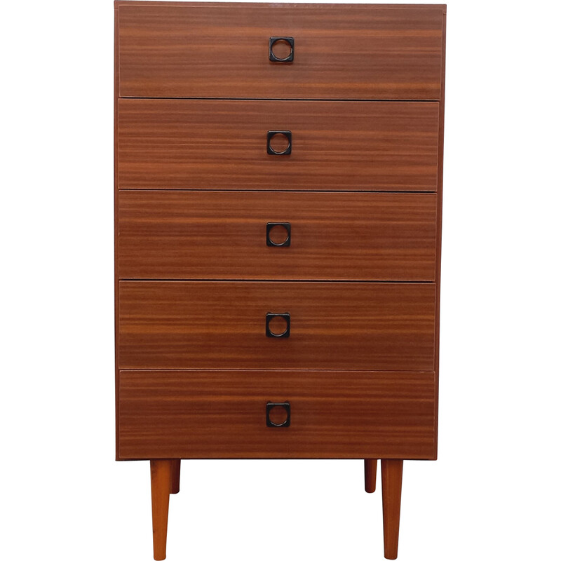 Vintage chest of drawers in melamine, 1960
