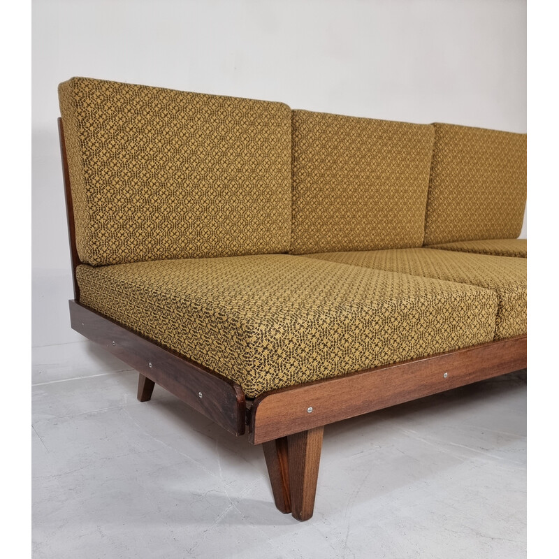 Vintage 3-seater sofa, Czechoslovakia 1970