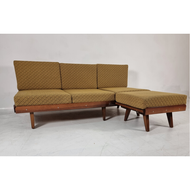 Vintage 3-seater sofa, Czechoslovakia 1970