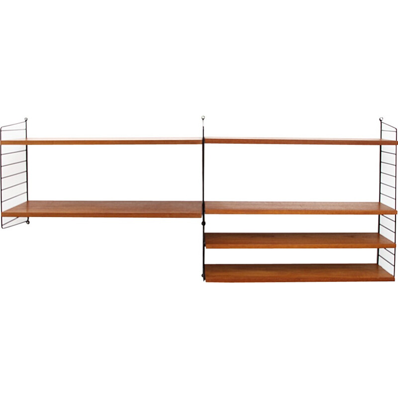 Wall unit system teak by Nisse Strinning- 1960s