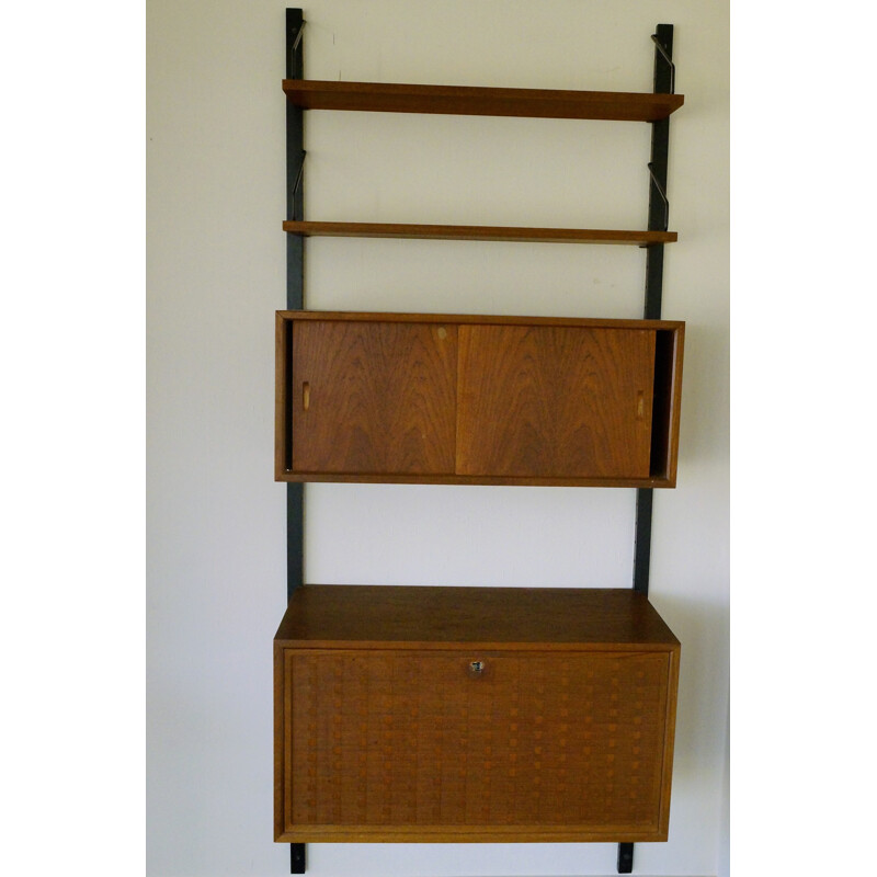 Teak wall unit by Paul Cadoivus for Cado - 1960s