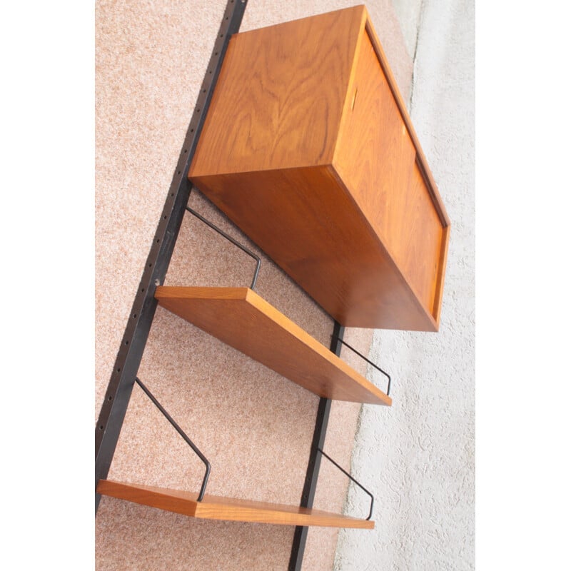 Teak wall unit by Paul Cadoivus for Cado - 1960s