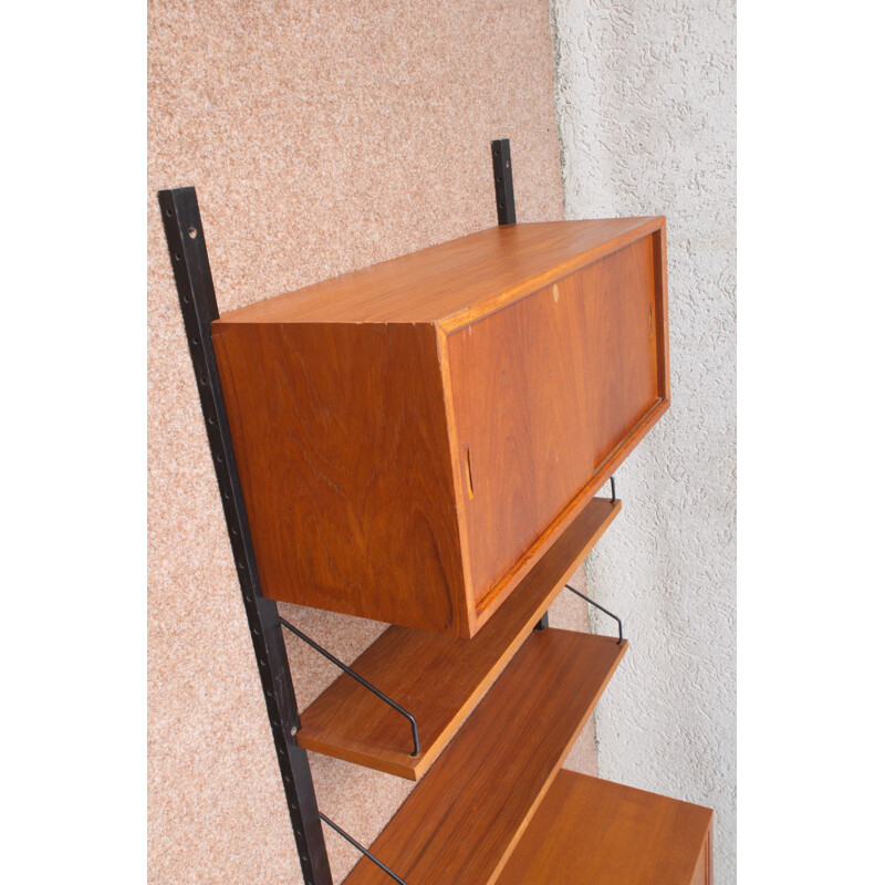 Teak wall unit by Paul Cadoivus for Cado - 1960s