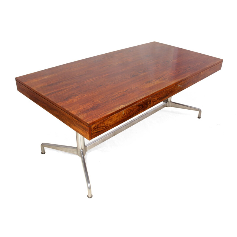 Mid-century rosewood desk by Giancarlo Piretti - 1960s