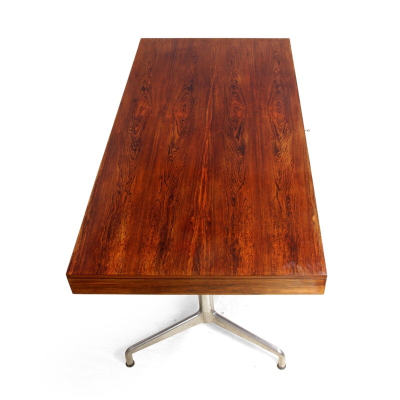 Mid-century rosewood desk by Giancarlo Piretti - 1960s
