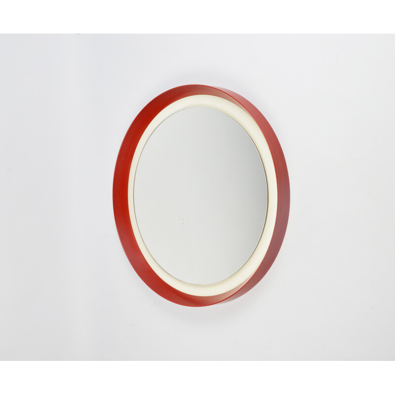 Vintage round mirror, 1970