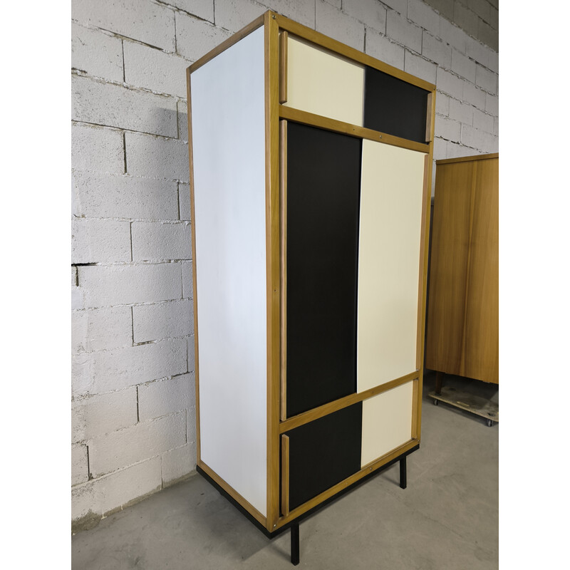 Armoire penderie vintage par André sornay