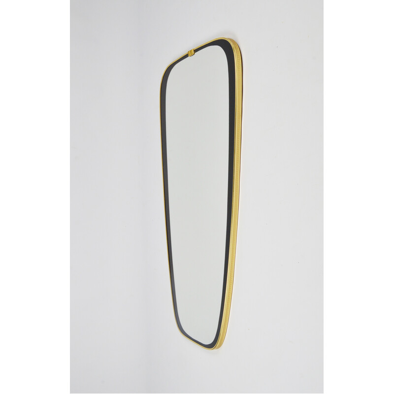 Vintage gold frame mirror, 1970