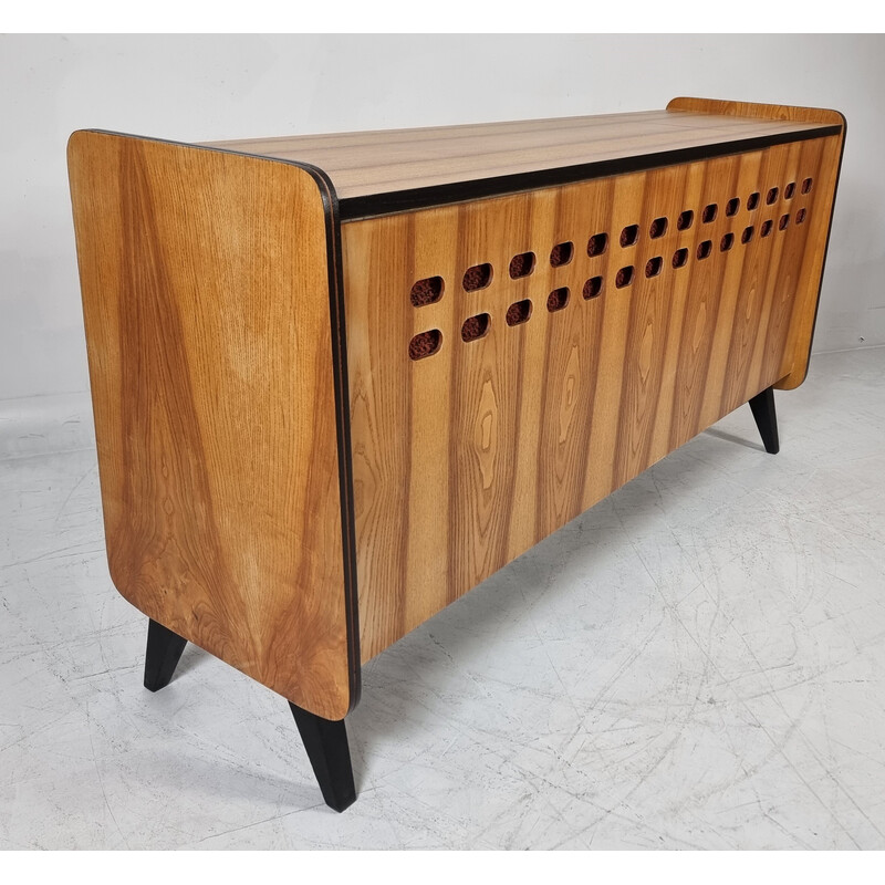 Vintage ash chest of drawers, 1970
