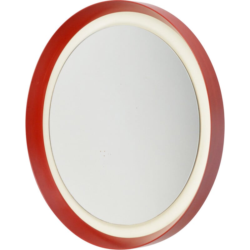 Vintage round mirror, 1970