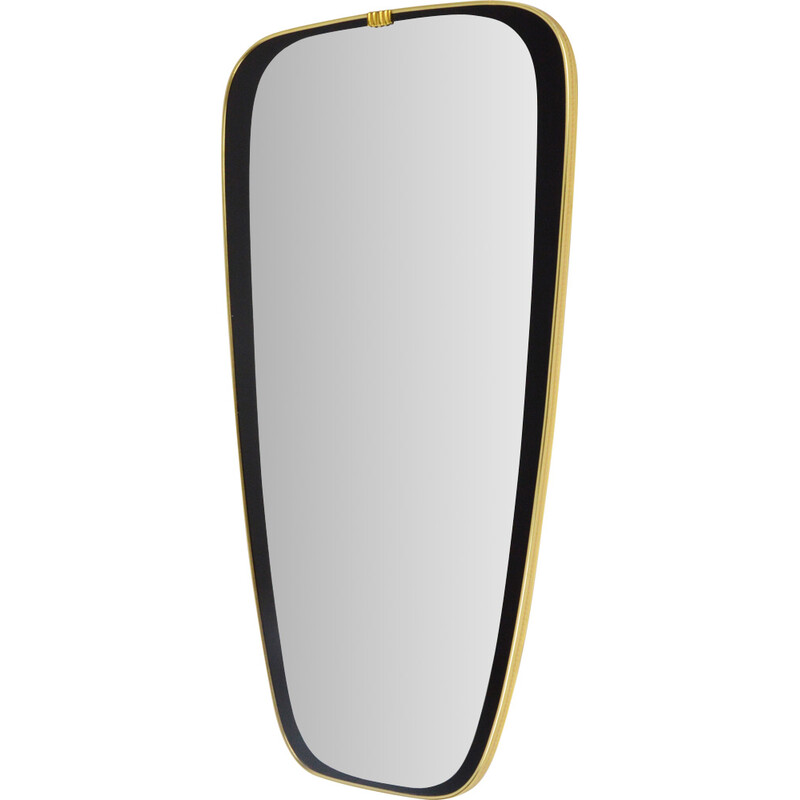 Vintage gold frame mirror, 1970