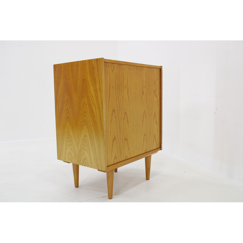 Vintage maple chest of drawers, Czechoslovakia 1960