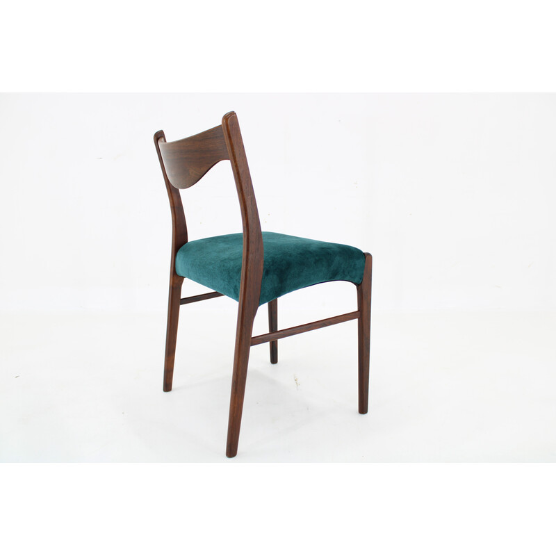 Lot de 4 chaises à repas vintage d'Arne Wahl Iversen pour Glyngøre Stolefabrik, Danemark 1960