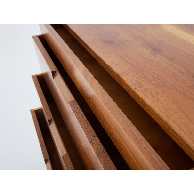 Vintage American black walnut chest of drawers by George Nakashima, 1955