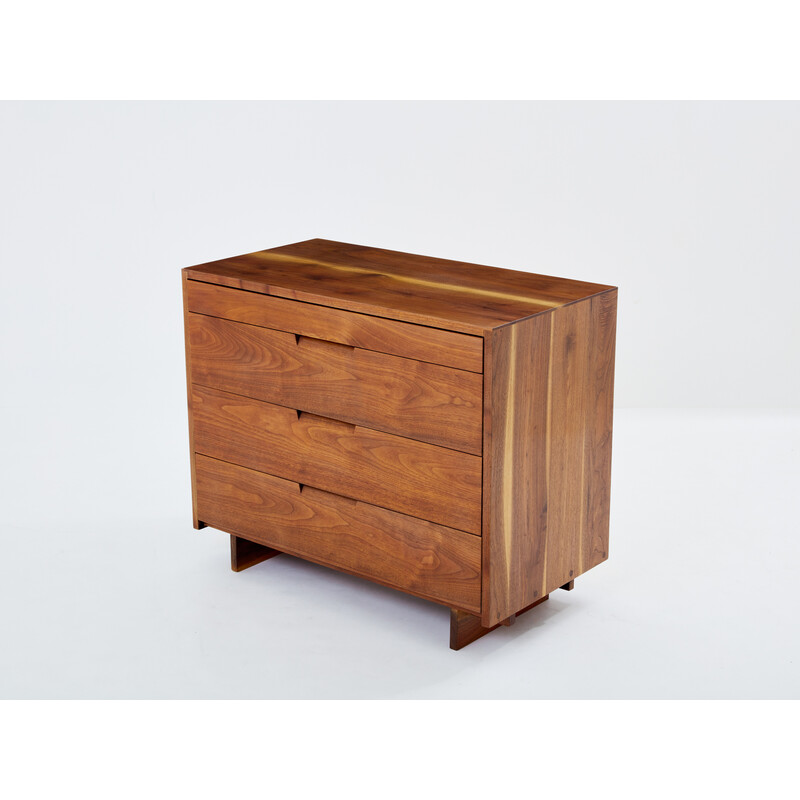 Commode vintage en noyer noir d’amérique de George Nakashima, 1955