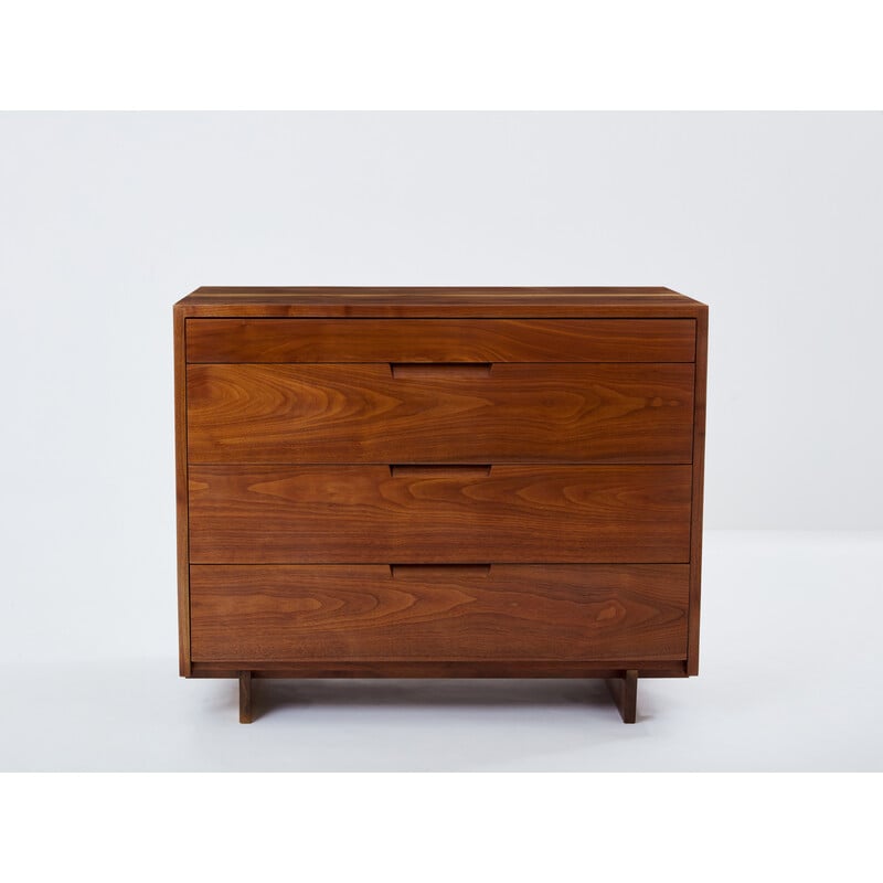 Commode vintage en noyer noir d’amérique de George Nakashima, 1955