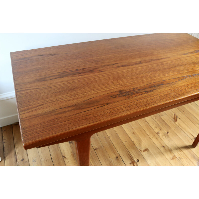 Vintage teak table with extension, 1960