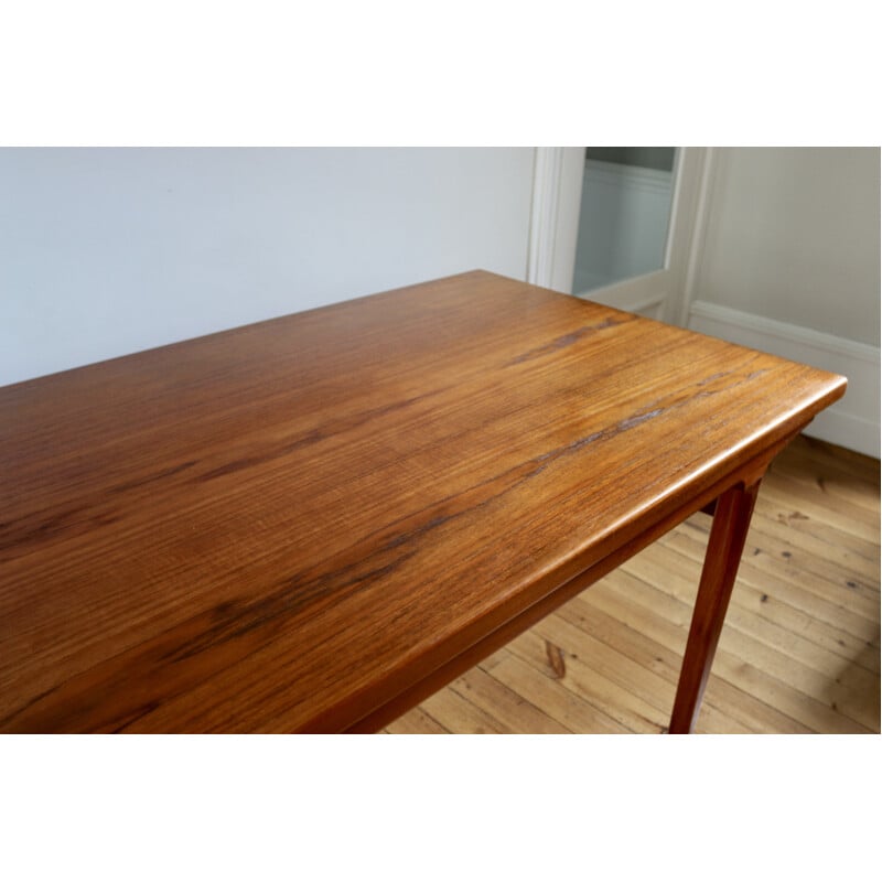 Vintage teak table with extension, 1960