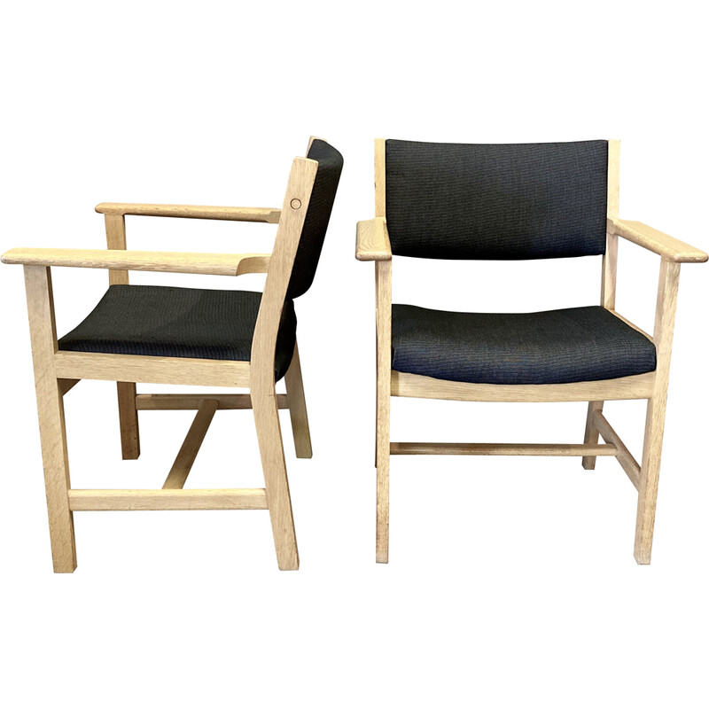 Pair of vintage armchairs by Hans Wegner for Getama, 1960