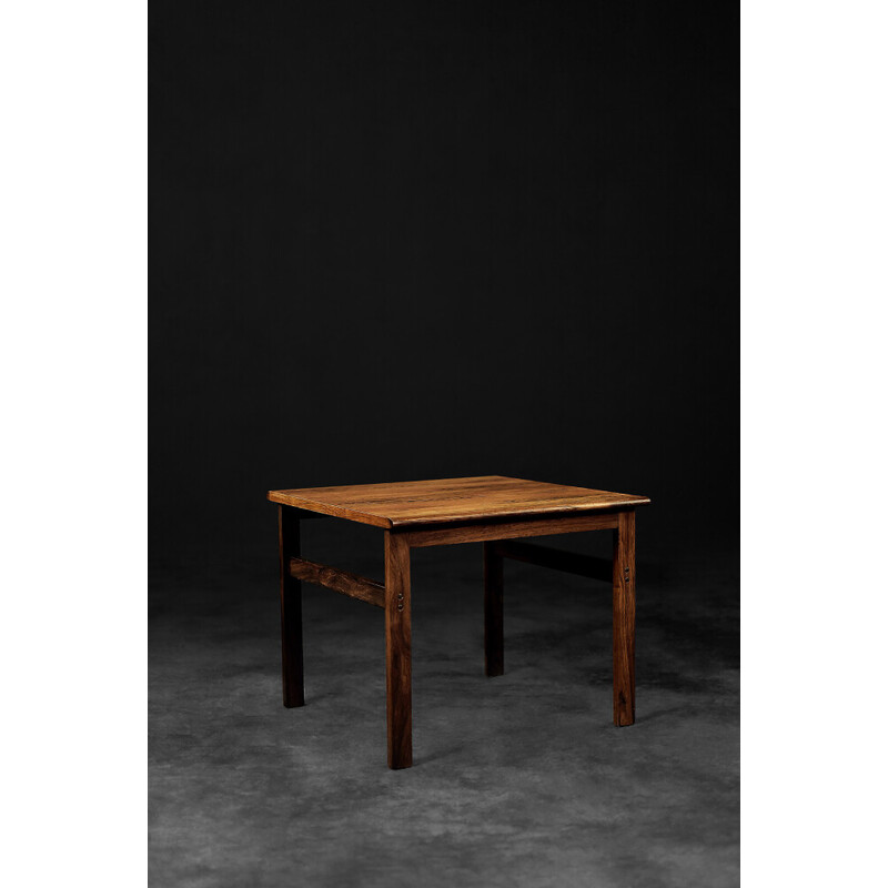 Table basse vintage en palissandre Capella par Illum Wikkelsø pour Niels Eilersen, Danemark 1960