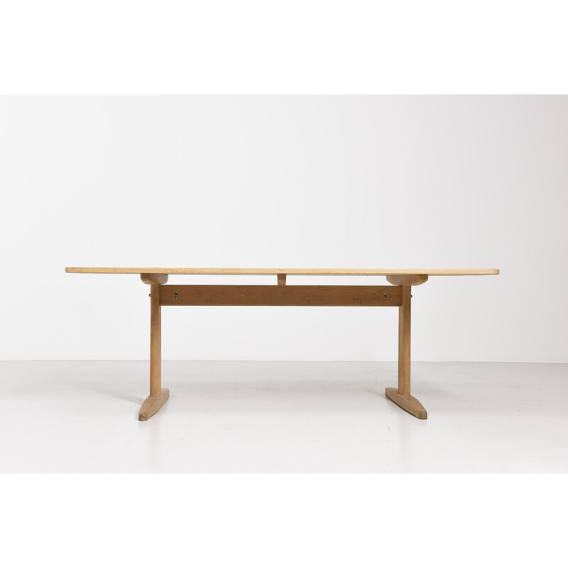 Shaker large oak dining table by Borge Mogensen - 1960s