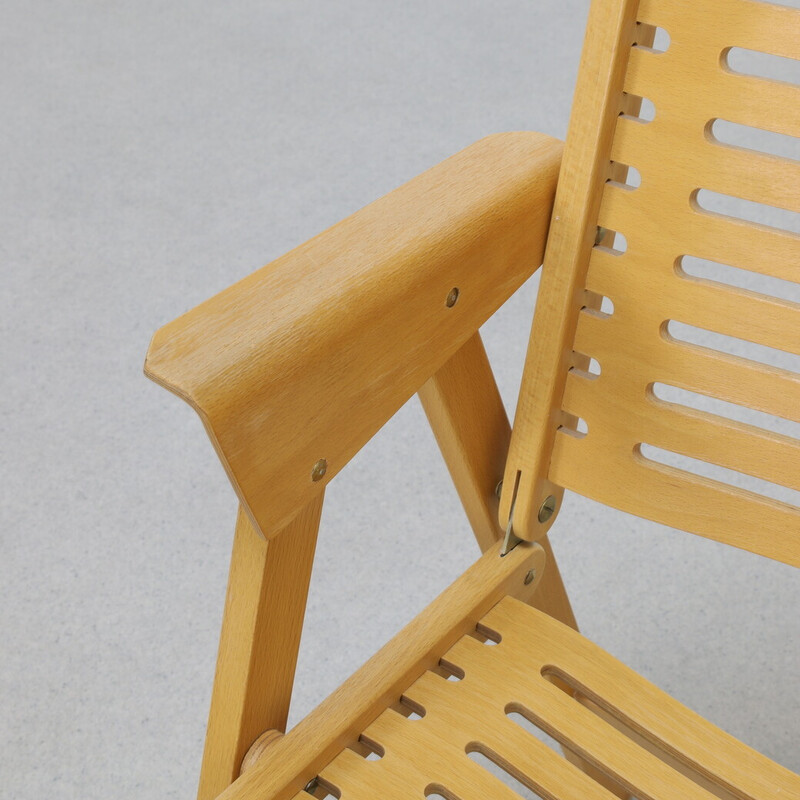 Vintage folding armchair “Rex” by Niko Kralj, 1970