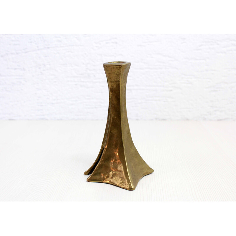 Vintage-Kerzenhalter aus Bronze, 1960