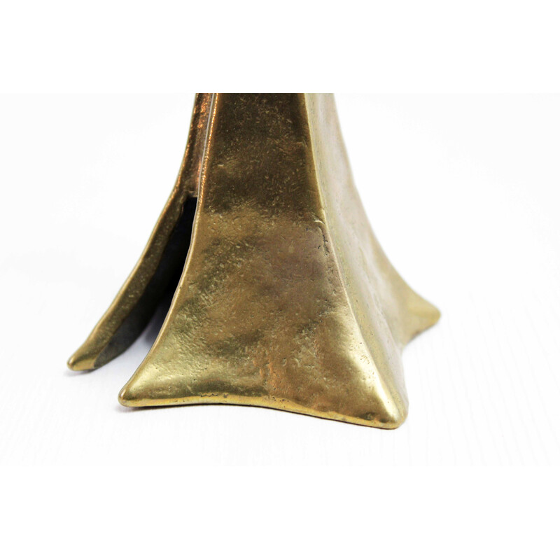 Vintage bronze candlestick, 1960